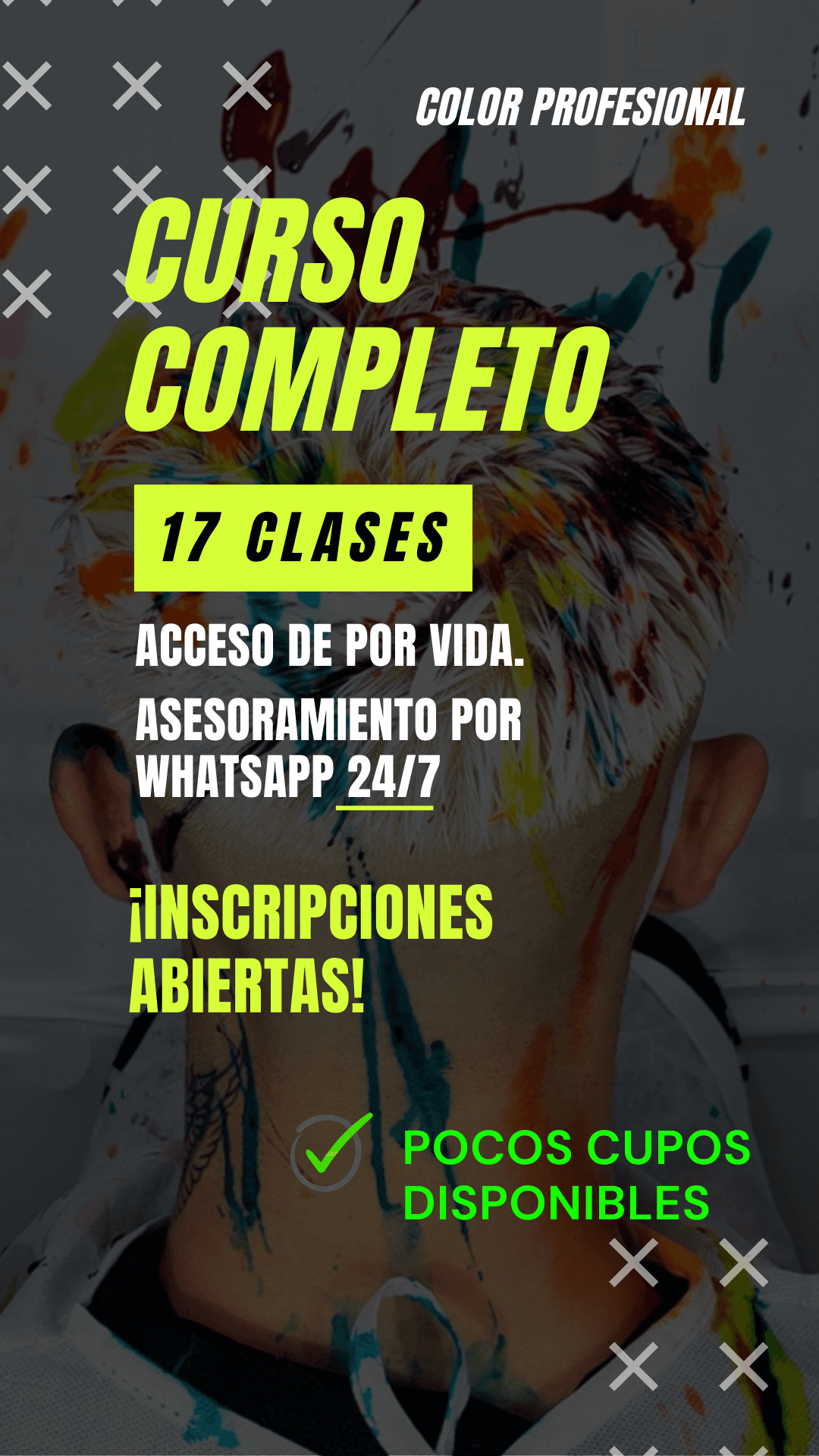Historia para Instagram horario clases gimnasio moderno verde lima y negro (1080 × 1920 px) (3)